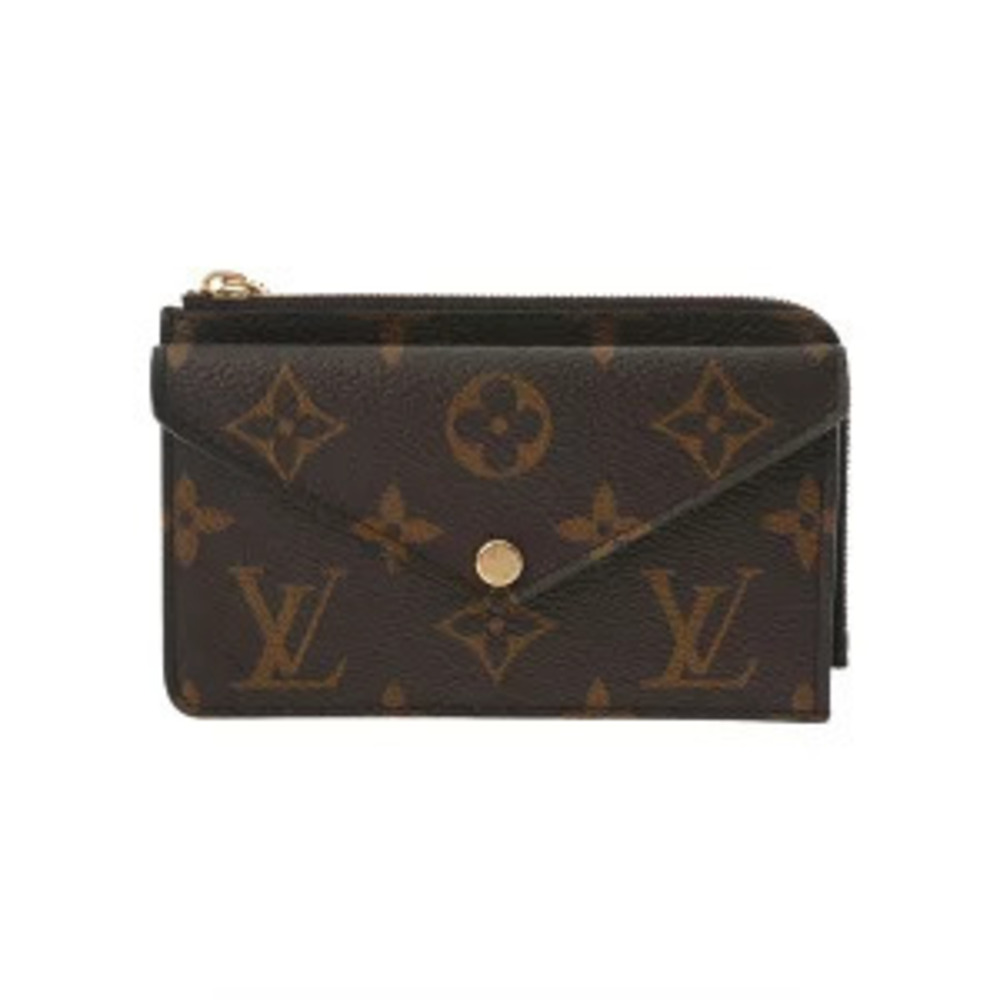 Louis Vuitton Monogram Portecarte Recto Verso Brown Canvas Card Case